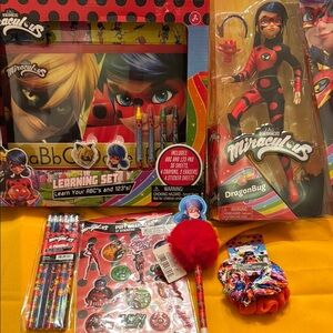 Miraculous Ladybug Learning Set and DragonBug Doll